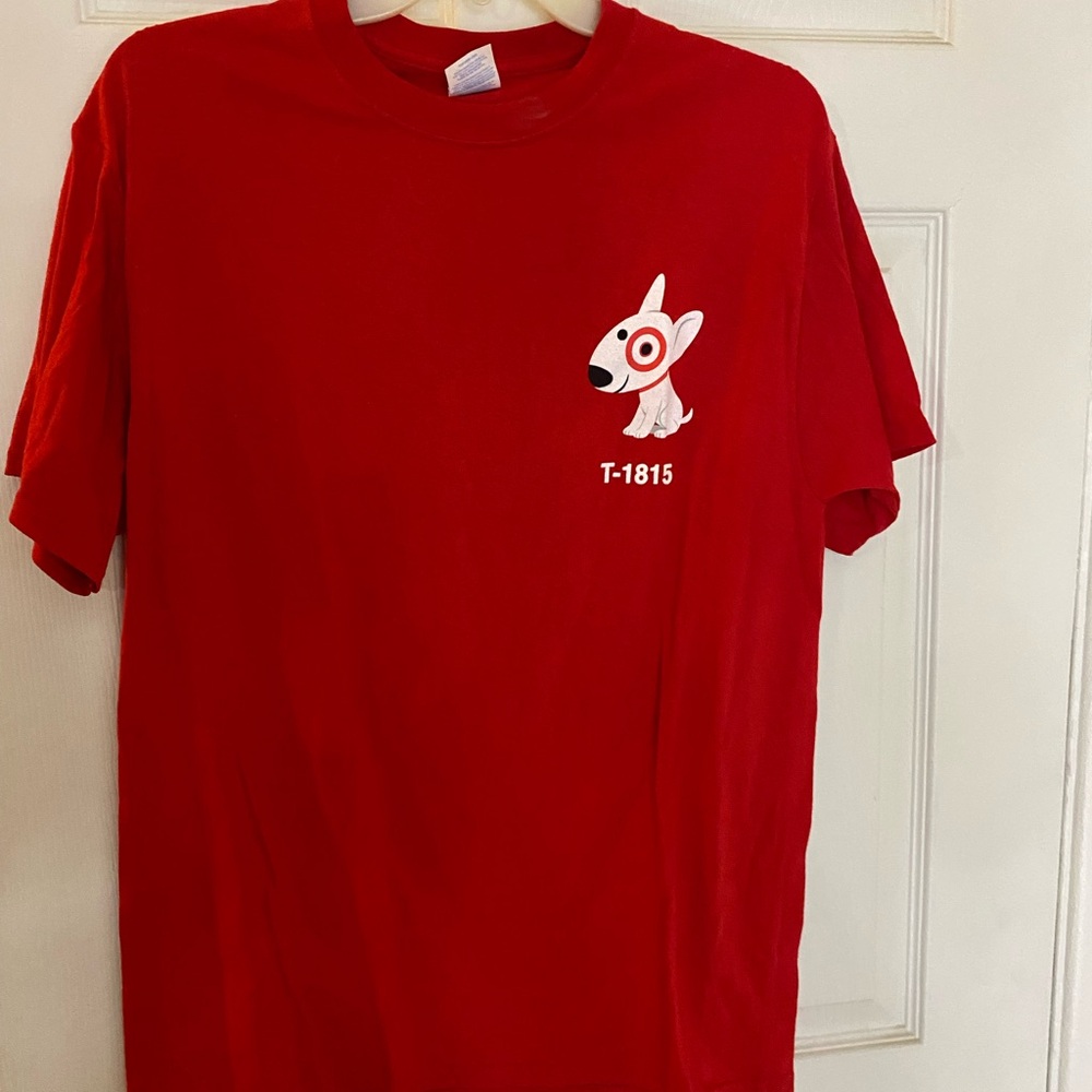 Red Target Bullseye Dog T-Shirt